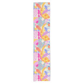 Levendig Maxi Patchwork Korte Tafelloper (Voorkant)