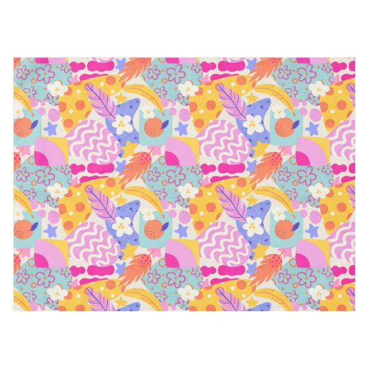 Levendig Maxi Patchwork Tafelkleed (Voorkant (Horizontaal))