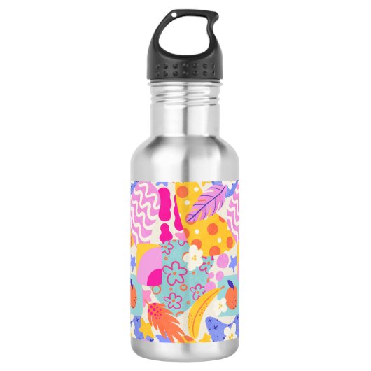 Levendig Maxi Patchwork Waterfles (Voorkant)