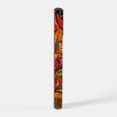 Levendig Maximalistisch Bloemmotief iPhone 15 Case (Rechterkant)