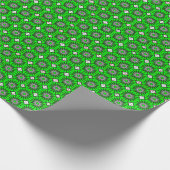 Levendig Meerkleurig 3D-ontwerp Mat Wrappingpapier Cadeaupapier (Hoek)