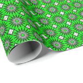 Levendig Meerkleurig 3D-ontwerp Mat Wrappingpapier Cadeaupapier (Rol Hoek)