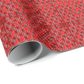 Levendig Meerkleurig 3D-ontwerp Mat Wrappingpapier Cadeaupapier (Rol Hoek)