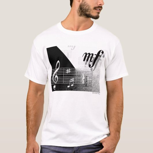 Levendig met MusicMinds-kleding T-shirt (Voorkant)