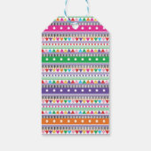 Levendig Mexicaans Fiesta Baby shower Verjaardagsf Cadeaulabel (Achterkant)