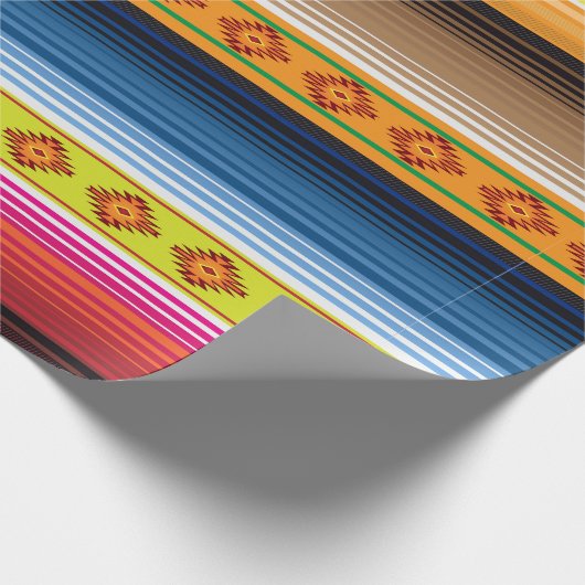 Levendig Mexicaans rioolpapier Cadeaupapier (Hoek)