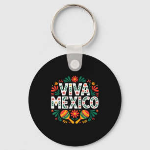 Levendig Mexico kleurrijk volks kunst Mexicaanse o Sleutelhanger