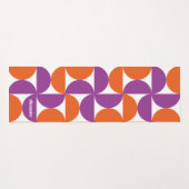 Levendig Mid Century Modern Yogamat (Achterkant (horizontaal))