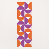 Levendig Mid Century Modern Yogamat (Voorkant)