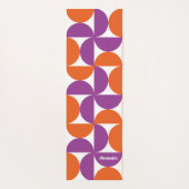 Levendig Mid Century Modern Yogamat (Achterkant)