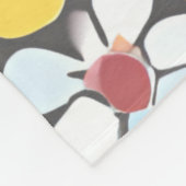 Levendig Millefiori Elegant Patroon Fleece Deken (Hoek)