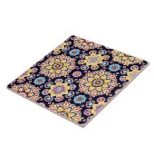 Levendig Millefiori Elegant Patroon Tegeltje (Zijkant)