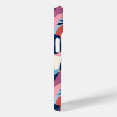 Levendig Modern Abstracte Vormen Patroon Case-Mate iPhone Case (Achterkant / Rechts)