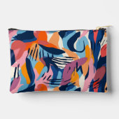 Levendig Modern Abstracte Vormen Patroon Etui (Achterkant)