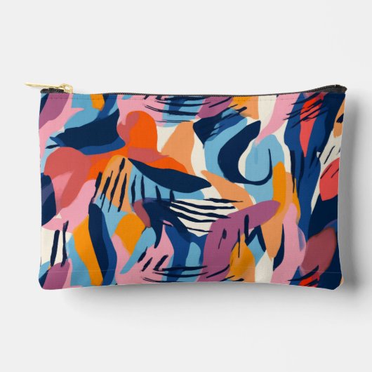 Levendig Modern Abstracte Vormen Patroon Etui (Voorkant)