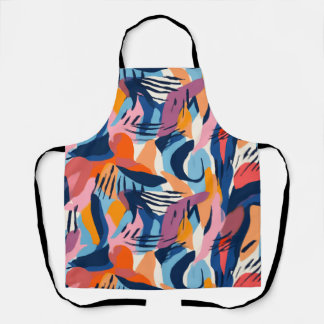 Levendig Modern Abstracte Vormen Patroon Schort