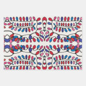 Levendig modern cadeau inpakpapier vel (Voorkant 2)