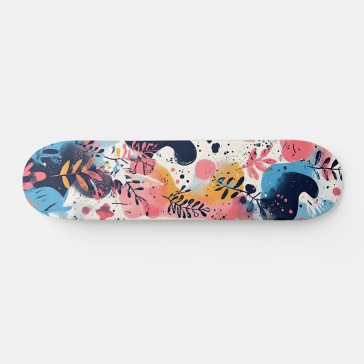 Levendig modern designer skateboard (Horizontaal)