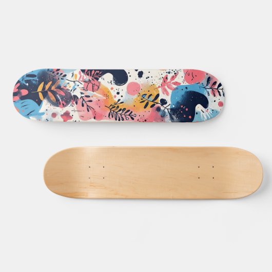 Levendig modern designer skateboard (Horizontaal)