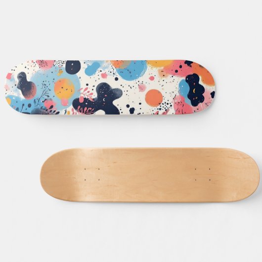 Levendig modern designer skateboard (Horizontaal)