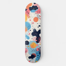 Levendig modern designer skateboard
