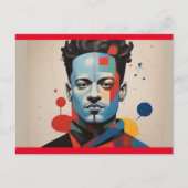 Levendig modern Man Briefkaart (Voorkant)