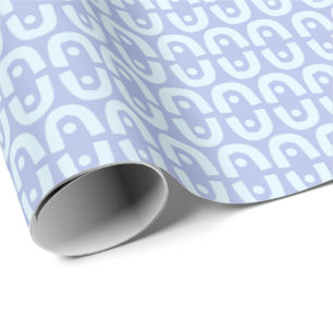 Levendig modern patroon met vette kleurvormen cadeaupapier