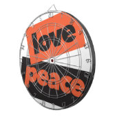 Levendig, moedig, eenvoudig, stedelijk ontwerp van dartbord (Voorkant Rechts)