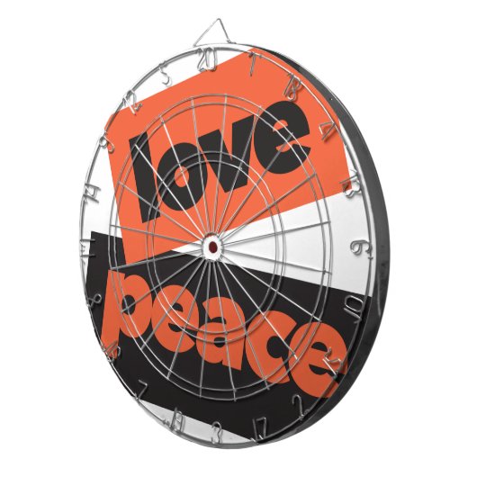 Levendig, moedig, eenvoudig, stedelijk ontwerp van dartbord (Voorkant Rechts)