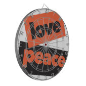 Levendig, moedig, eenvoudig, stedelijk ontwerp van dartbord (Voorkant Links)