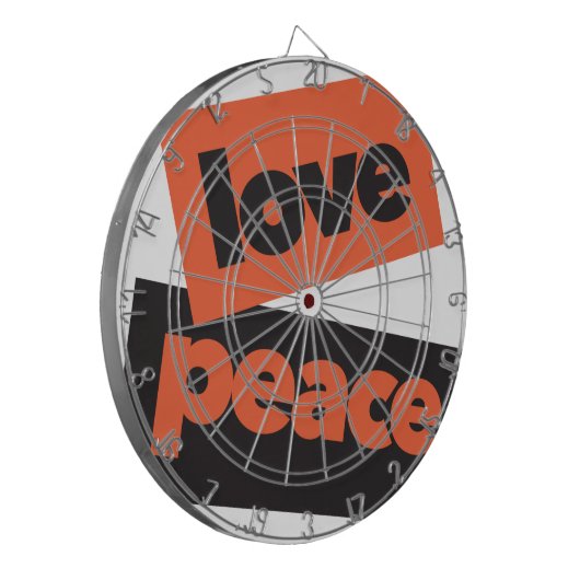 Levendig, moedig, eenvoudig, stedelijk ontwerp van dartbord (Voorkant Links)