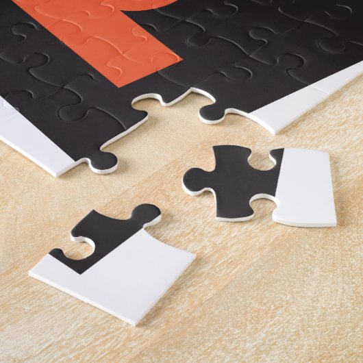 Levendig, moedig, eenvoudig, stedelijk ontwerp van legpuzzel (Zijkant)