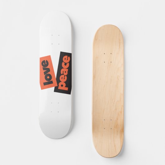 Levendig, moedig, eenvoudig, stedelijk ontwerp van persoonlijk skateboard (Voorkant)