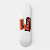 Levendig, moedig, eenvoudig, stedelijk ontwerp van persoonlijk skateboard (Voorkant)