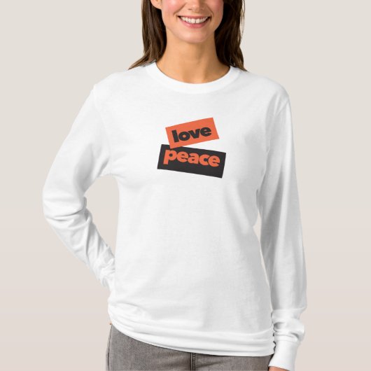 Levendig, moedig, eenvoudig, stedelijk ontwerp van t-shirt (Voorkant)