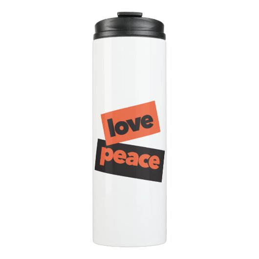 Levendig, moedig, eenvoudig, stedelijk ontwerp van thermosbeker (Voorkant)