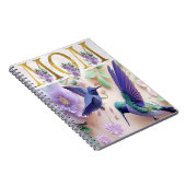 Levendig Mom Bloemen Ontwerp Notitieboek (Rechterzijde)