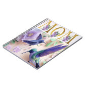 Levendig Mom Bloemen Ontwerp Notitieboek (Linkerzijde)