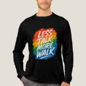 Levendig Motiverend Grafisch Ontwerp Tri-Blend Shirt (Voorkant volledig)