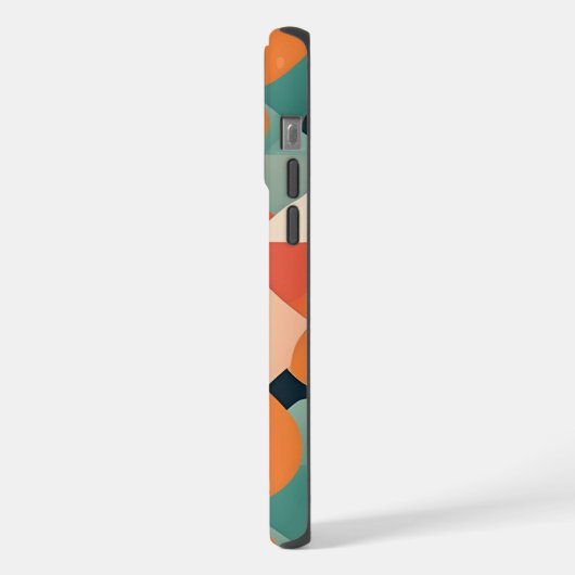 Levendig mozaïek iPhone hoesje (Linkerkant)