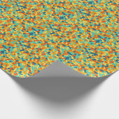 Levendig mozaïekpatroon cadeaupapier (Hoek)