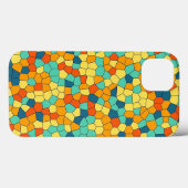 Levendig mozaïekpatroon Case-Mate iPhone case (Achterkant (horizontaal))