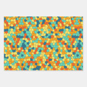 Levendig mozaïekpatroon inpakpapier vel (Voorkant 3)