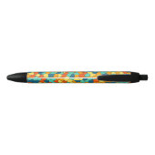 Levendig mozaïekpatroon zwarte inkt pen (Achterkant)