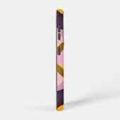 Levendig multi-color bloemmotief ontwerp samsung galaxy hoesje (Rechterkant)