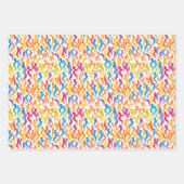 Levendig multi-gekleurd inpakpapier (Voorkant)