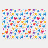 Levendig multi-gekleurd inpakpapier vel (Voorkant 2)