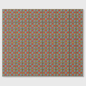 Levendig Multicolor 3D Design Matte Wrapping Paper Cadeaupapier (Vlak)