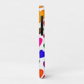 Levendig multicolor hartpatroon Case-Mate iPhone case (Achterkant/links)