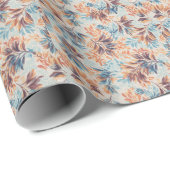 Levendig multicolor klassiek trendy patroon ontwer cadeaupapier (Rol Hoek)
